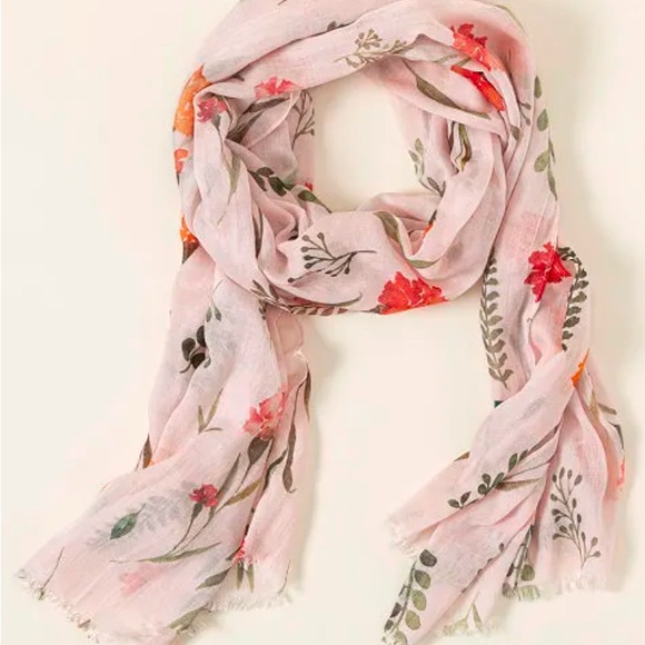 uncommon goods Accessories - Carnation Floral Pink Scarf